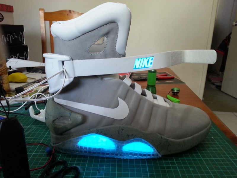 Brad's nike clearance air mag replicas