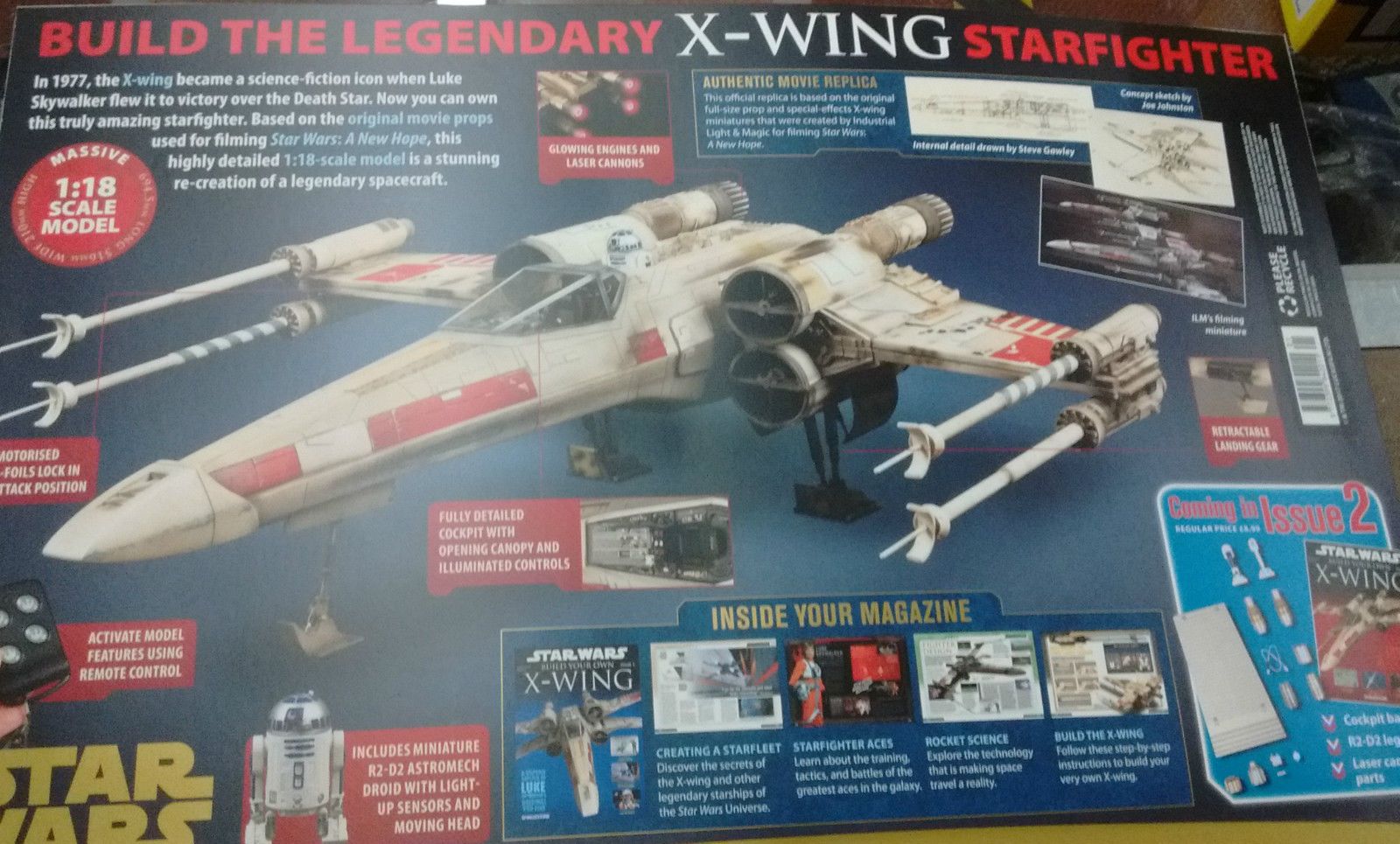 Partwork Models Forum • View topic - Deagostini X-wing fighter 1:18 (Star  Wars)