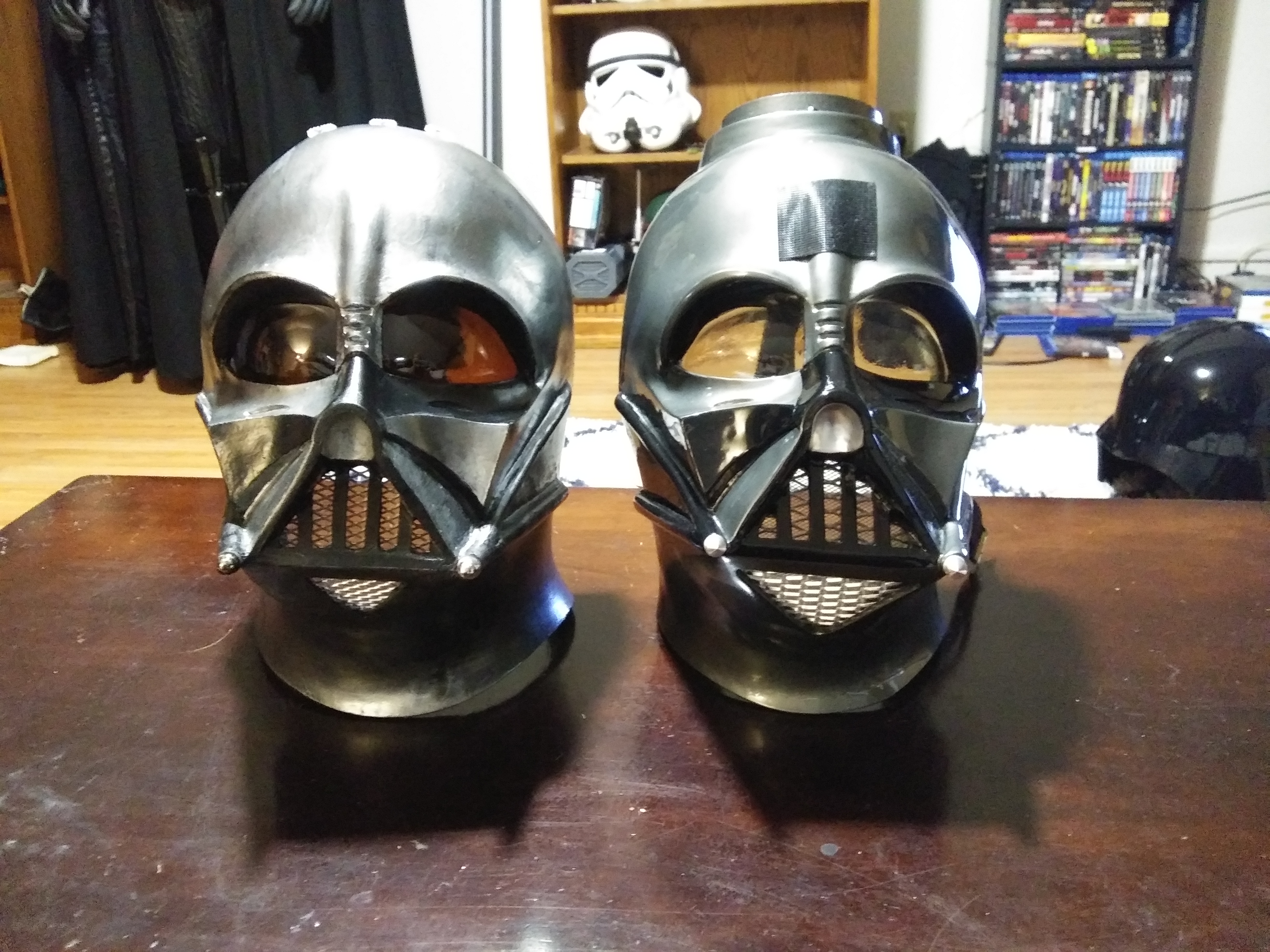 How was Vader's helmet modified from ANH to ESB to ROTJ | RPF Costume and  Prop Maker Community