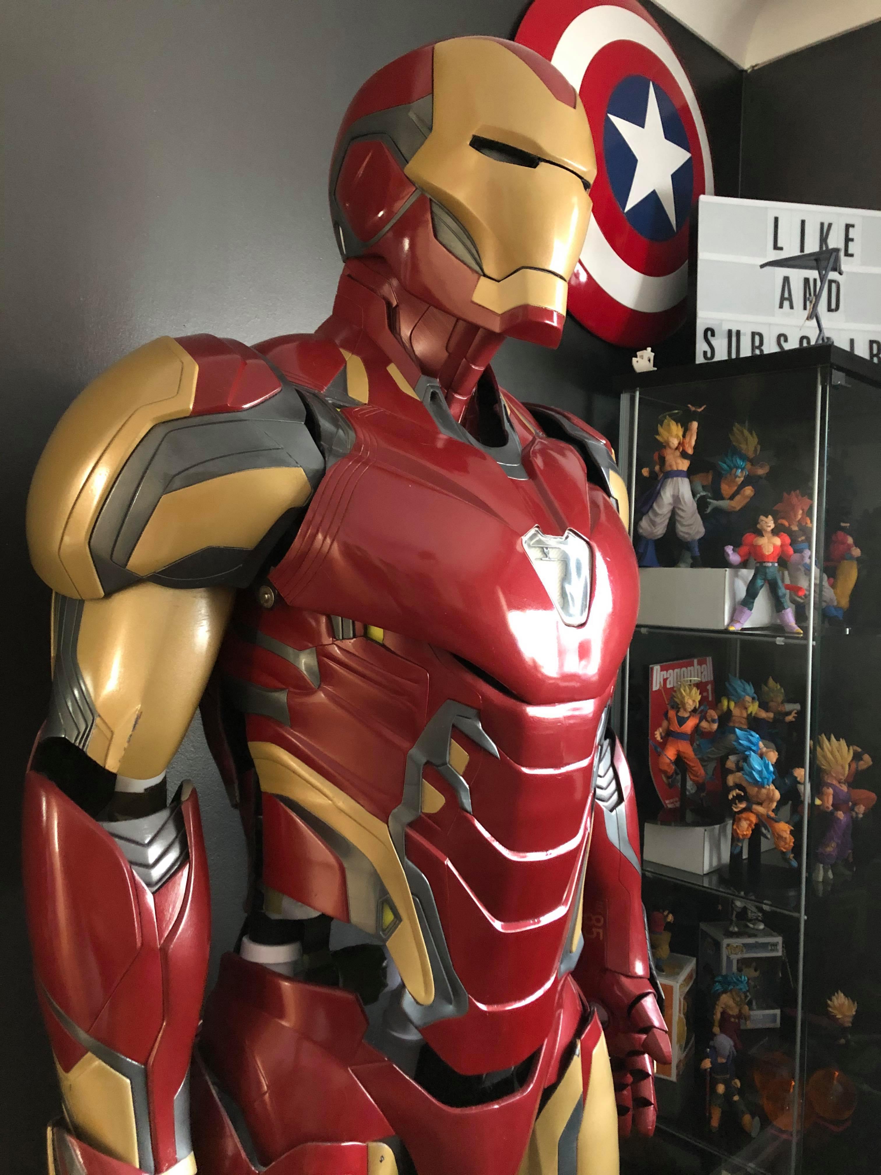 Full Size Wearable 3d Printed Iron Man Suit Made By Franklybuilt 