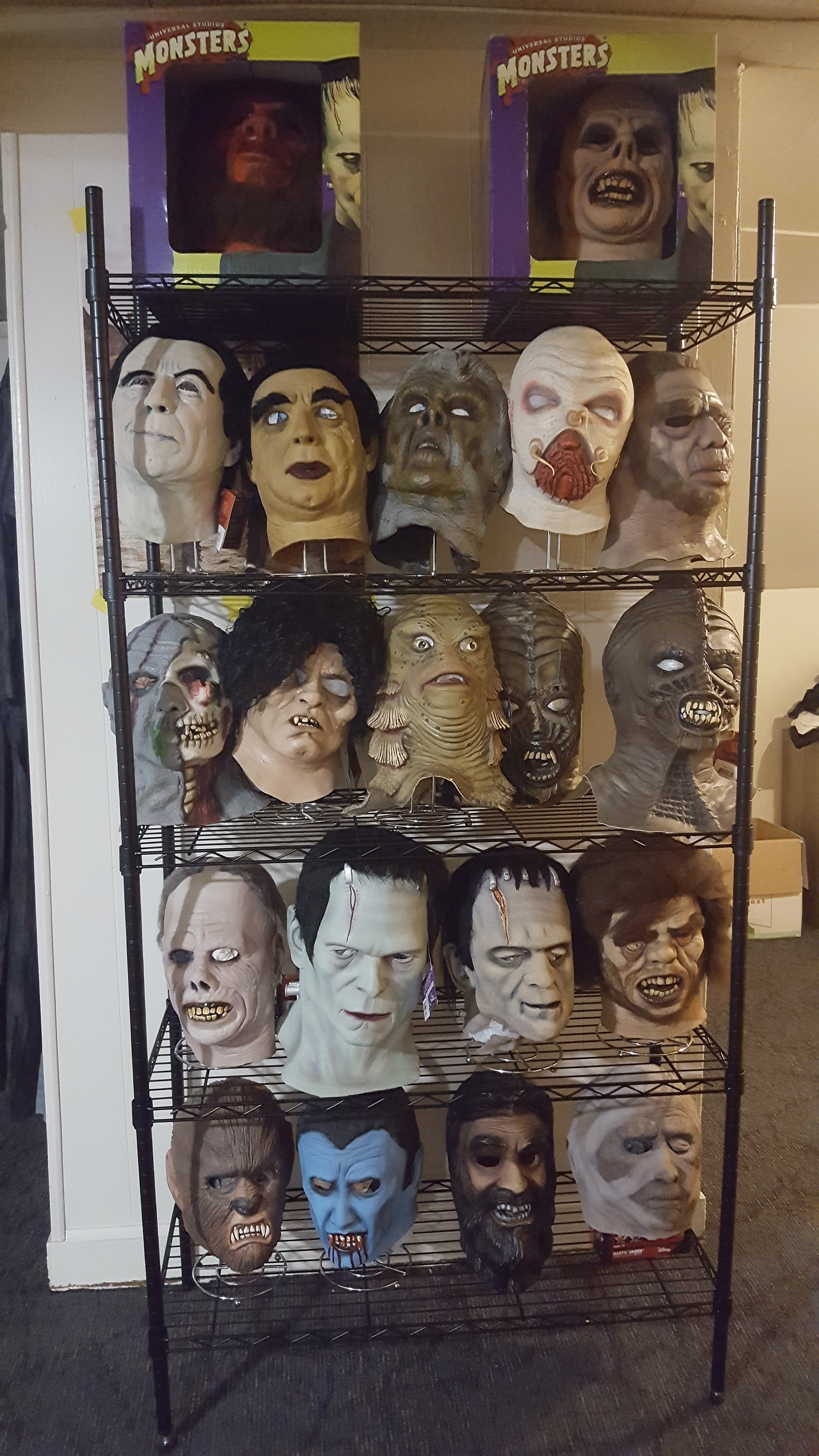 Display Stand for Halloween Masks