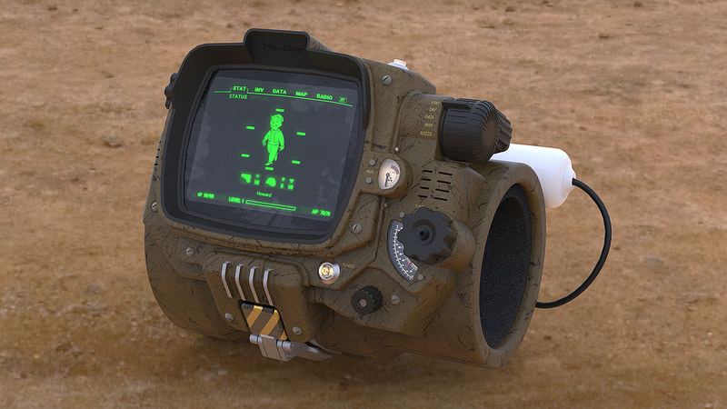 Functional Pip-boy 3000 Mk IV from Fallout 4