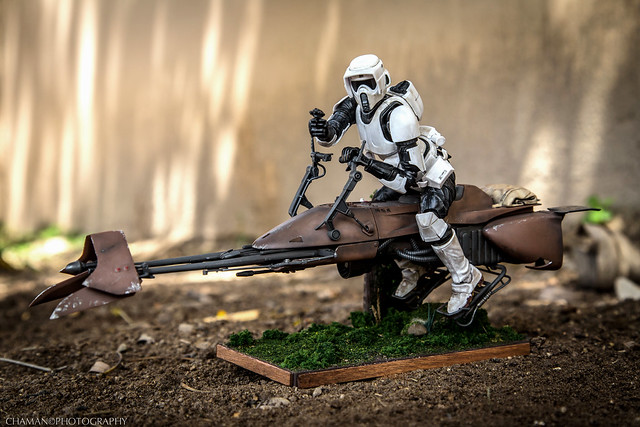 Scout Trooper + Speeder Bike - 1/12 (Bandai) | RPF Costume and Prop ...