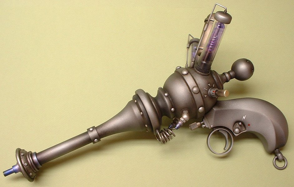 steampunk ray guns firearms