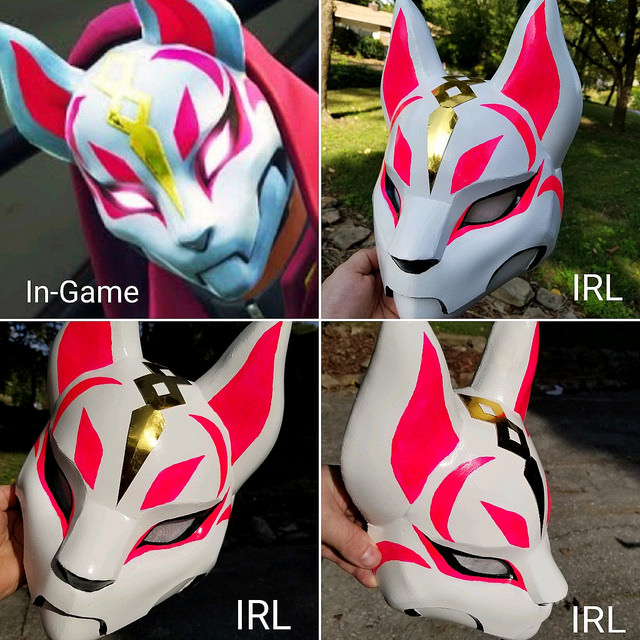 Fortnite Drift Kitsune Mask for 2018 Halloween Costume | RPF Costume and  Prop Maker Community