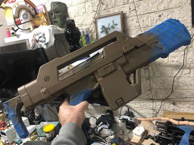 Aliens M41A Pulse Rifle - NERF repaint | RPF Costume and Prop Maker  Community