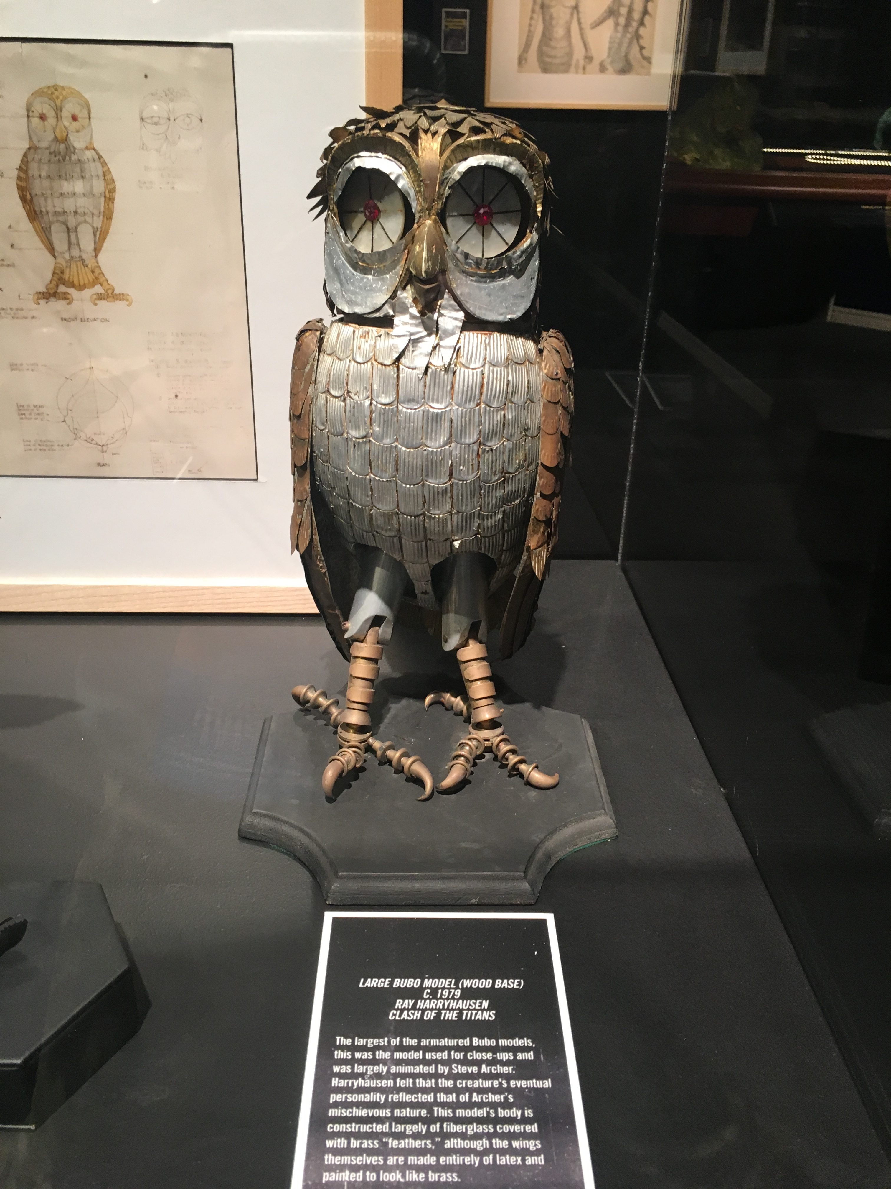 Bubo Robot Owl Replica from Clash of the Titans