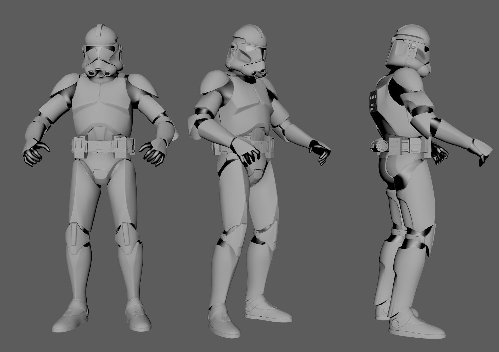 Clone Trooper 1/6 scale model for 3D print | RPF Costume and Prop Maker  Community