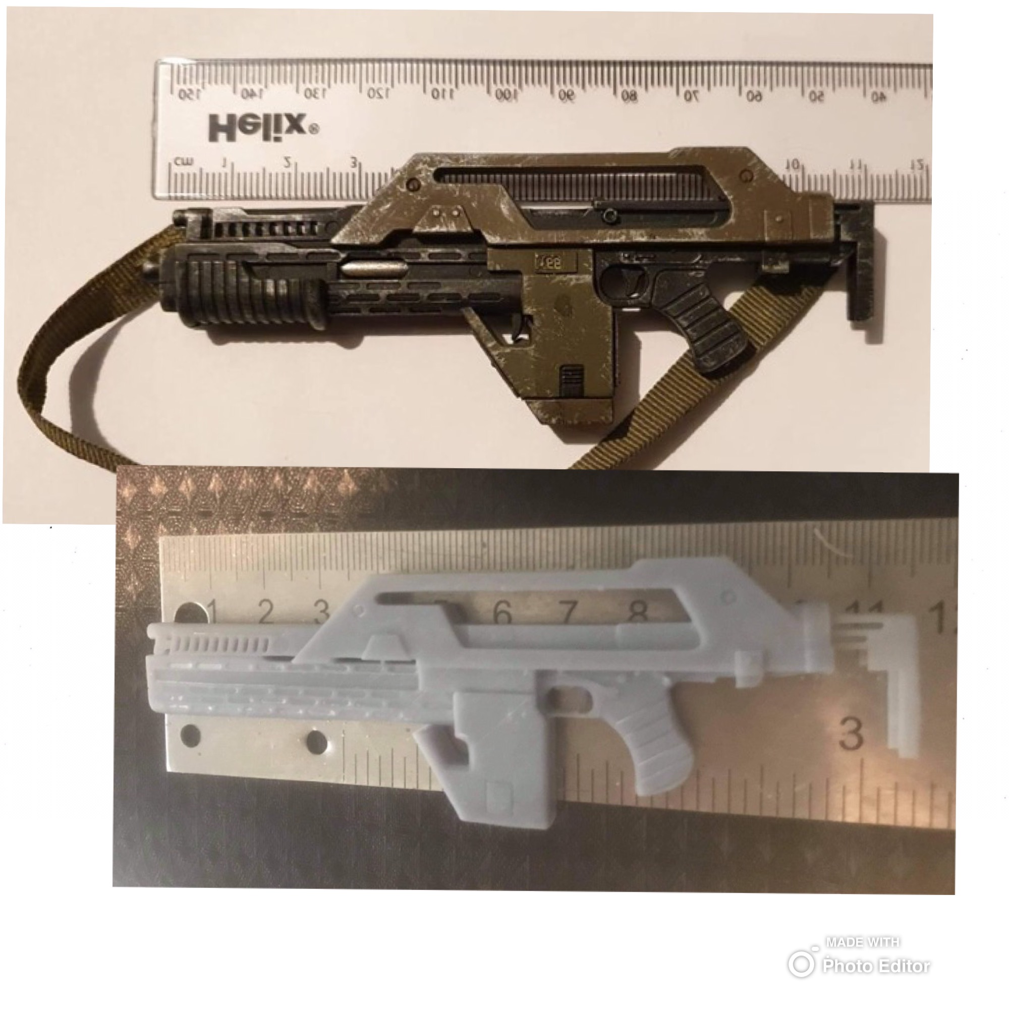 Pulse Rifle 1/6 scale 3d resin print, moving pump grip etc | RPF ...