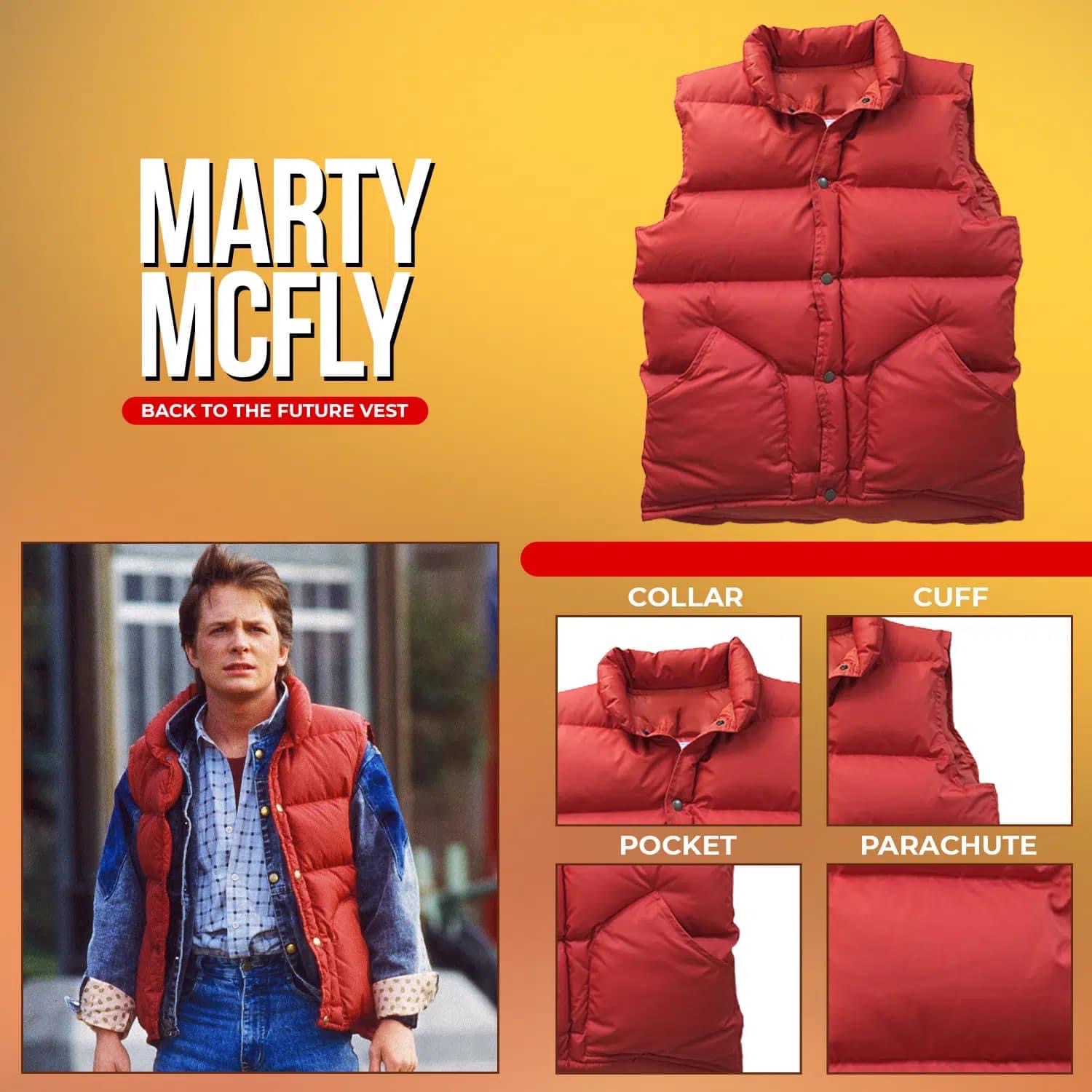 Marty McFly vest replica from MJackets. Any thoughts? | RPF Costume and  Prop Maker Community