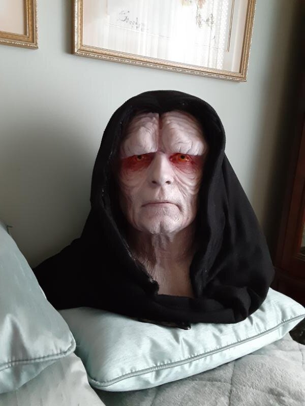 Star Wars Emperor Palpatine Lifesize 1:1 Bust That I Painted Up | RPF  Costume and Prop Maker Community