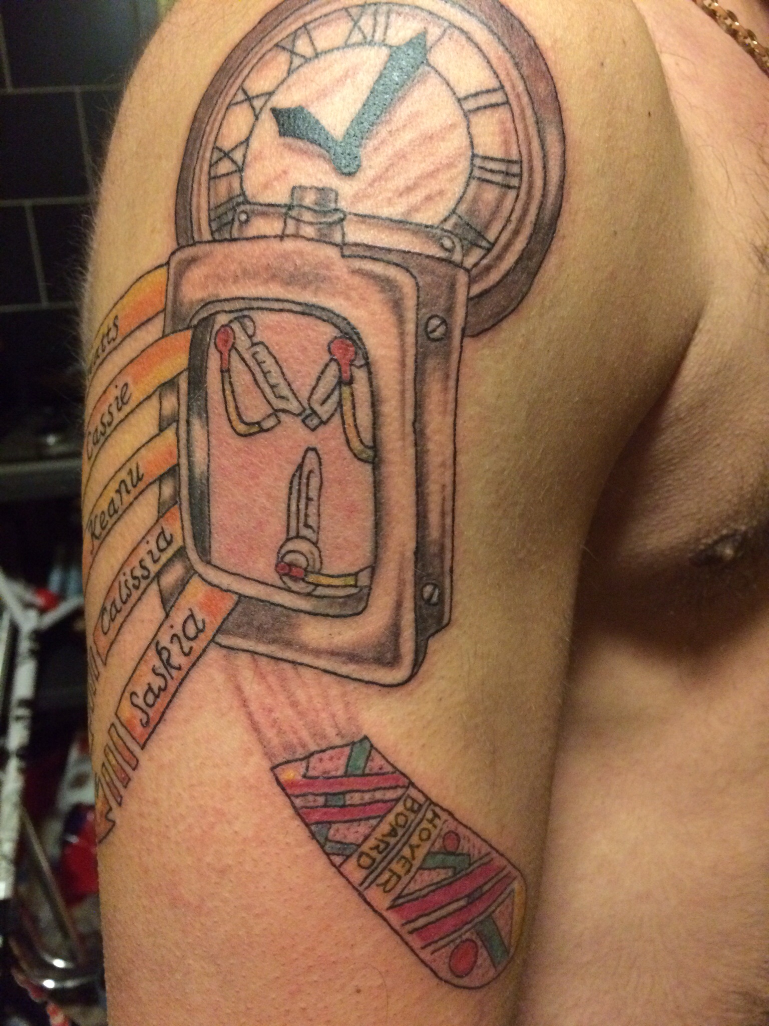 Back To The Future (BTTF) 30th anniversary Tattoo sleeve Work In  Progress.... | RPF Costume and Prop Maker Community