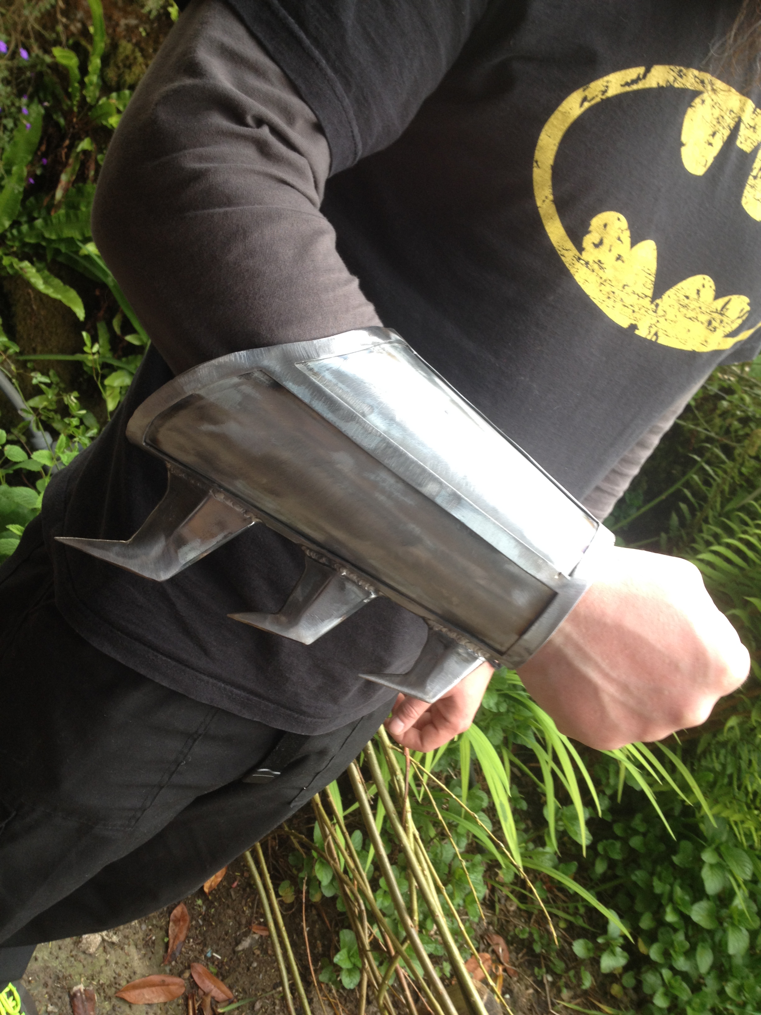 Batman Begins Galvanise Metal Gauntlet | RPF Costume and Prop Maker  Community