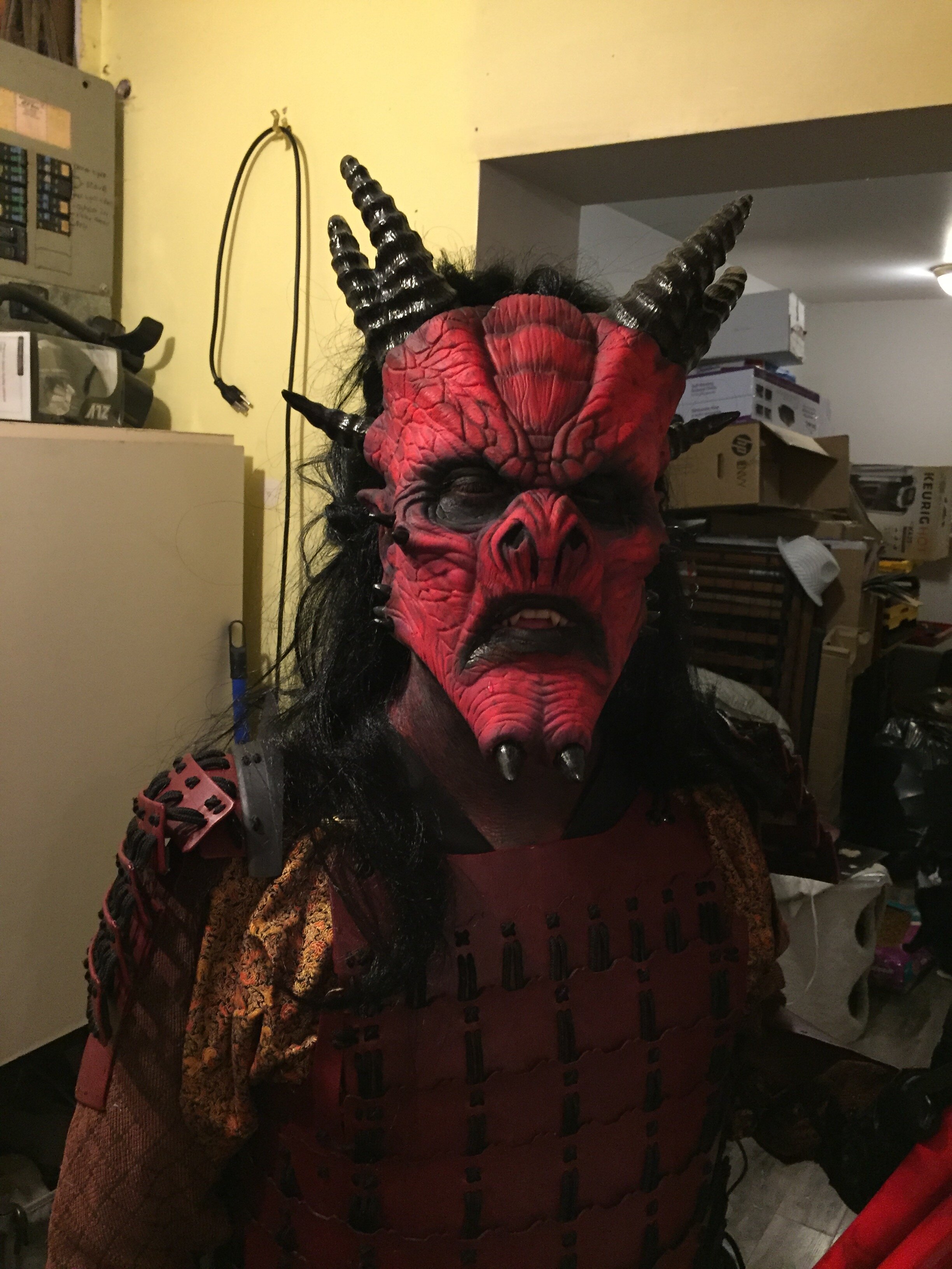 Samurai Oni demon costume I made for Halloween a few years ago. | RPF  Costume and Prop Maker Community