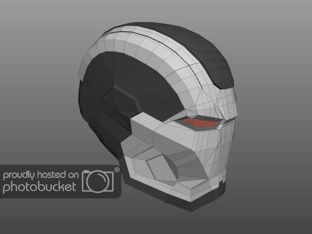 Iron Man pepakura helmets: Mark 42 43 Iron Patriot WM - PDF Links first  post 3D print | RPF Costume and Prop Maker Community