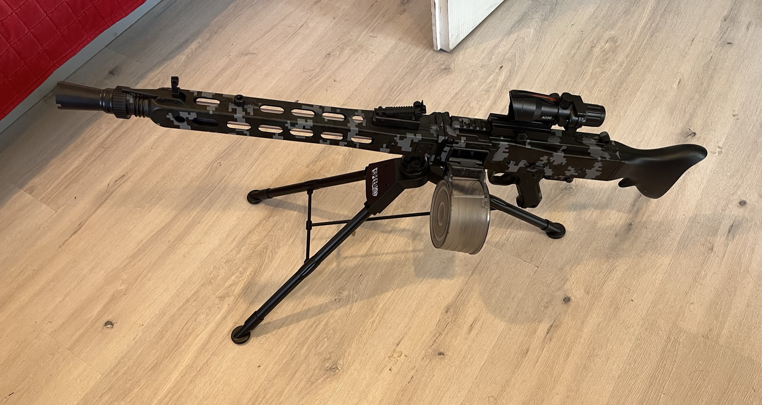 Nerf" M56 Smartgun from Lehui MG3 | RPF Costume and Prop Maker Community