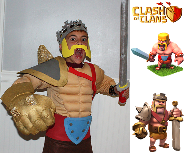2014 Halloween Costume Contest Entry Clash of Clans Barbarian King Kids  Costume | RPF Costume and Prop Maker Community