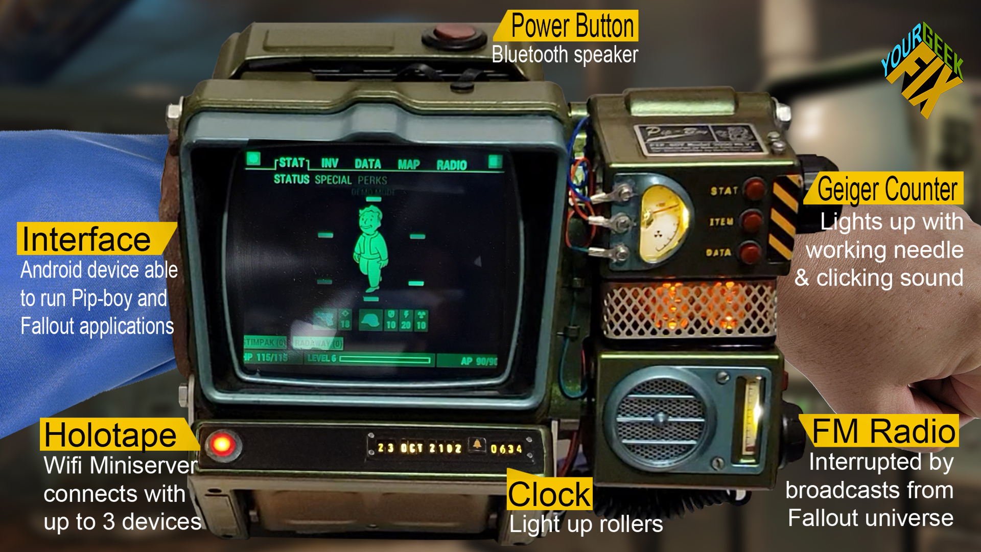 Fully Working Pip-boy 2000 Modification | RPF Costume and Prop Maker  Community