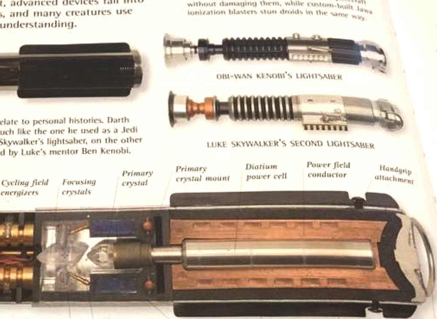 Obi wan and luke hot sale lightsaber