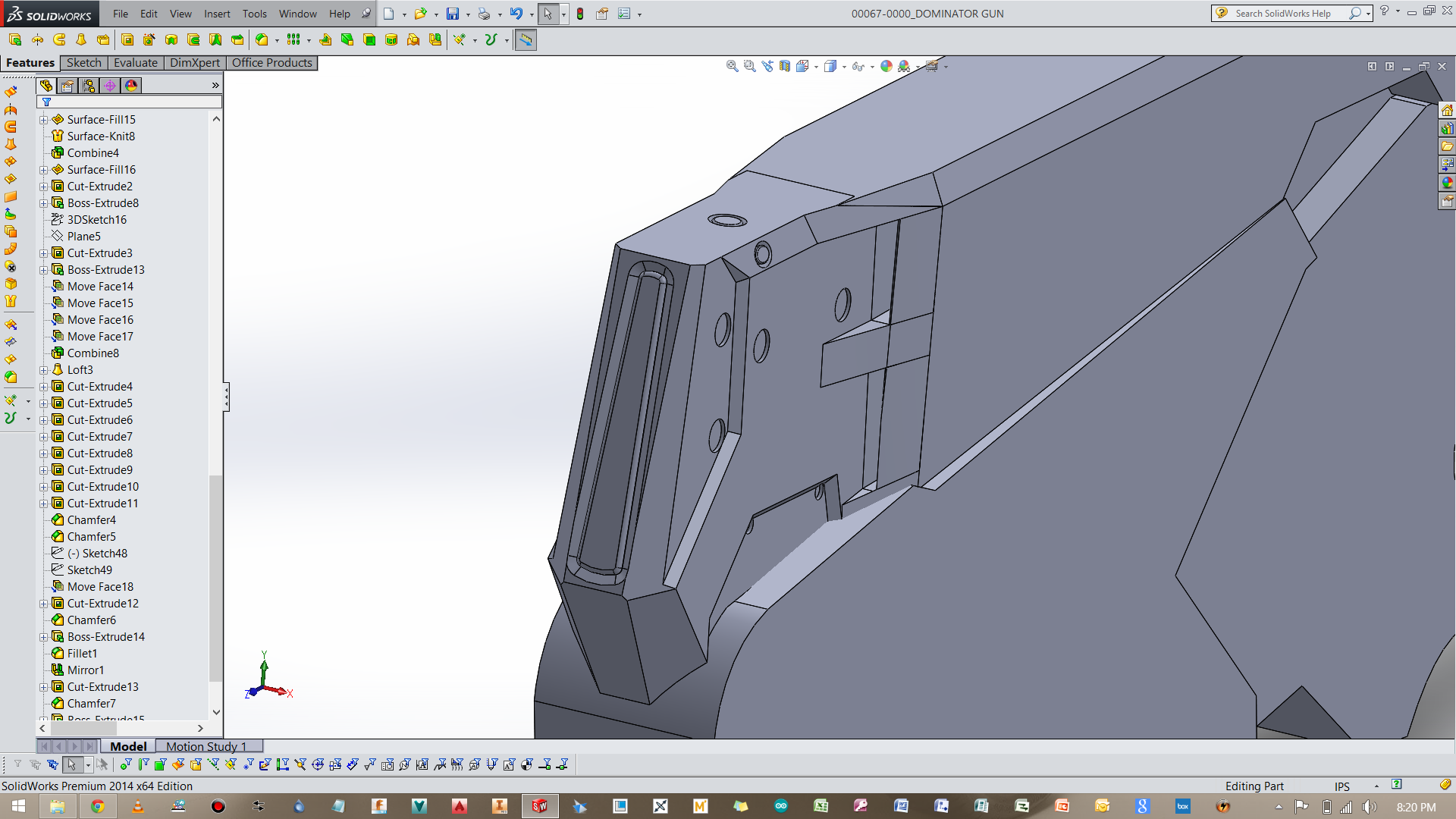 00067 0001 DOMINATOR GUN 071915 progress