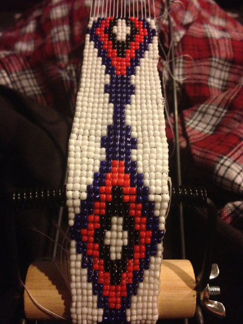 Beaded armband.