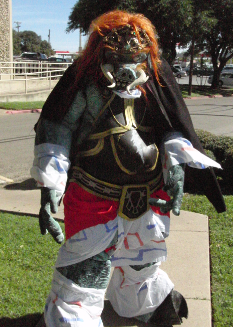 Ganon out side Halloween