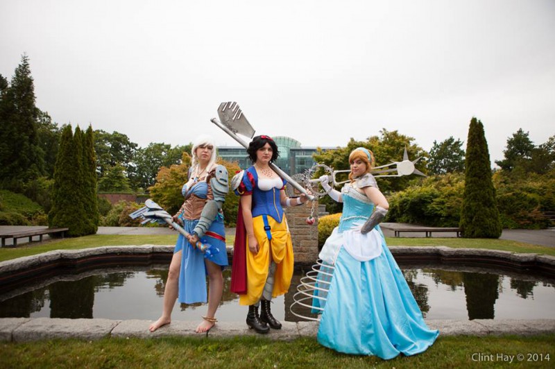 Keyblade Master Kida - Atlantis/Kingdom Hearts
with Snow White (http://light-as-a-heather.tumblr.com/) 
and Cinderella (https://www.facebook.com/Mae