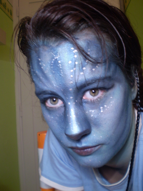 Not completed Avatar cosplay, only the makeup.