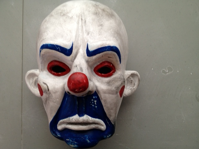 Repainted and weathered mask