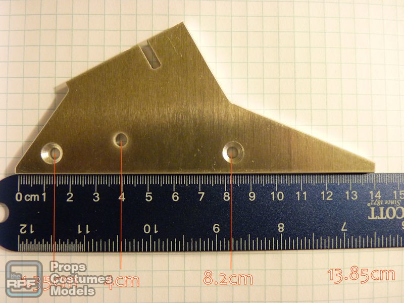 Side plate measurements - Left