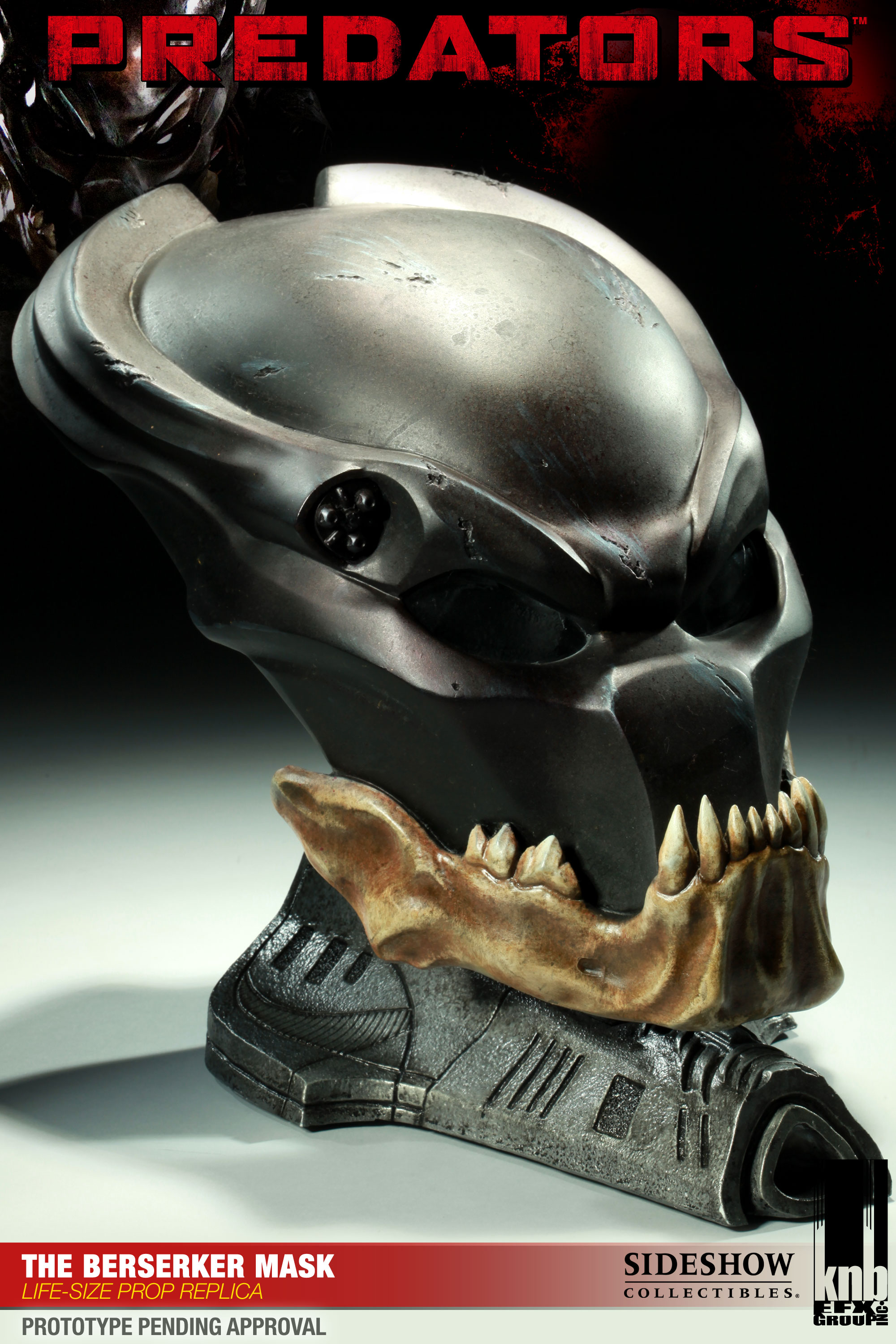 Sideshow The Berseker Predator Mask 03