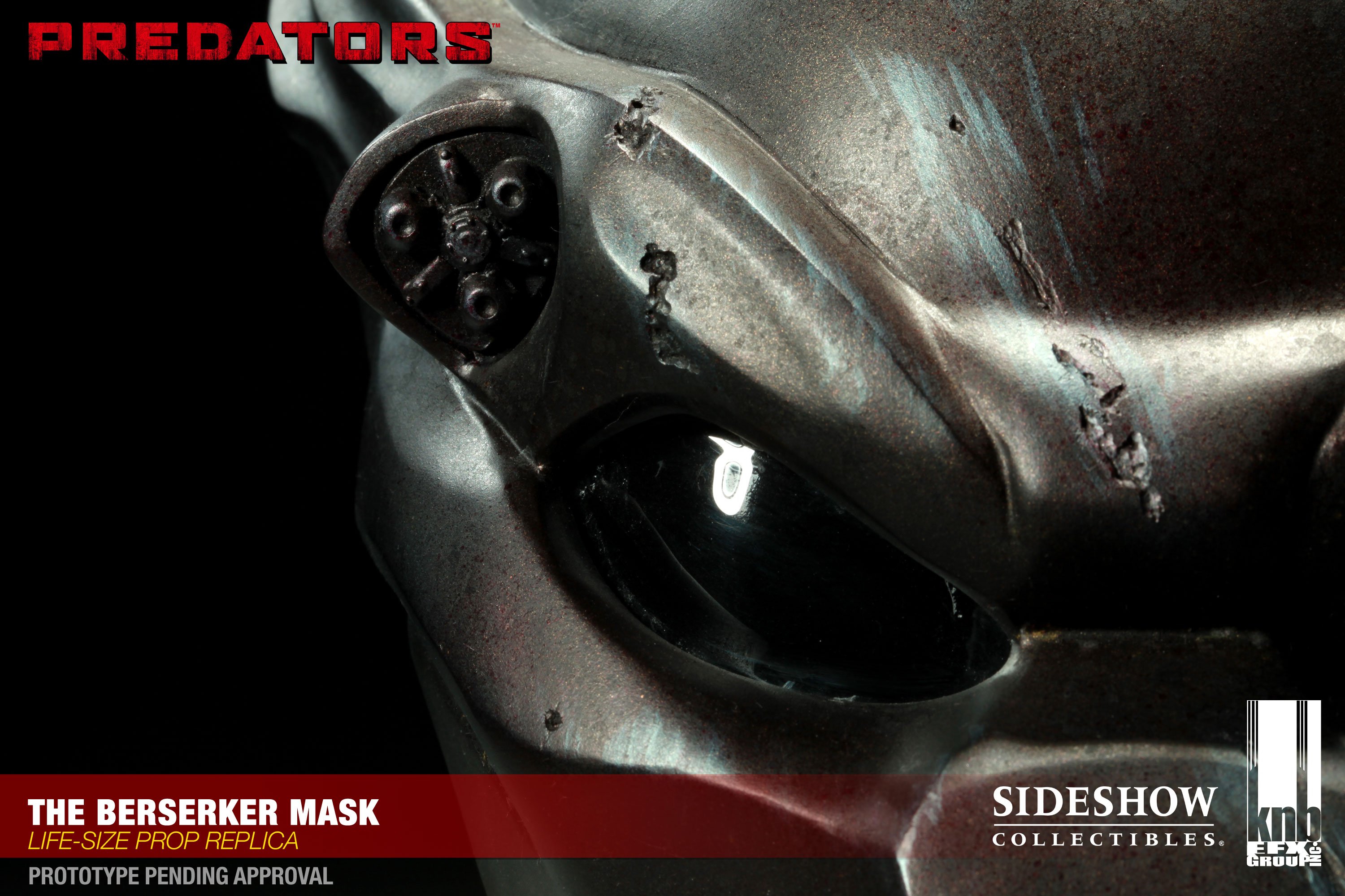 Sideshow The Berseker Predator Mask 05