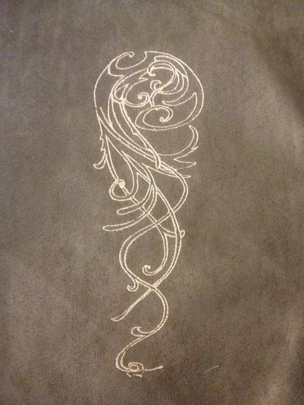 Sleeve embroidery