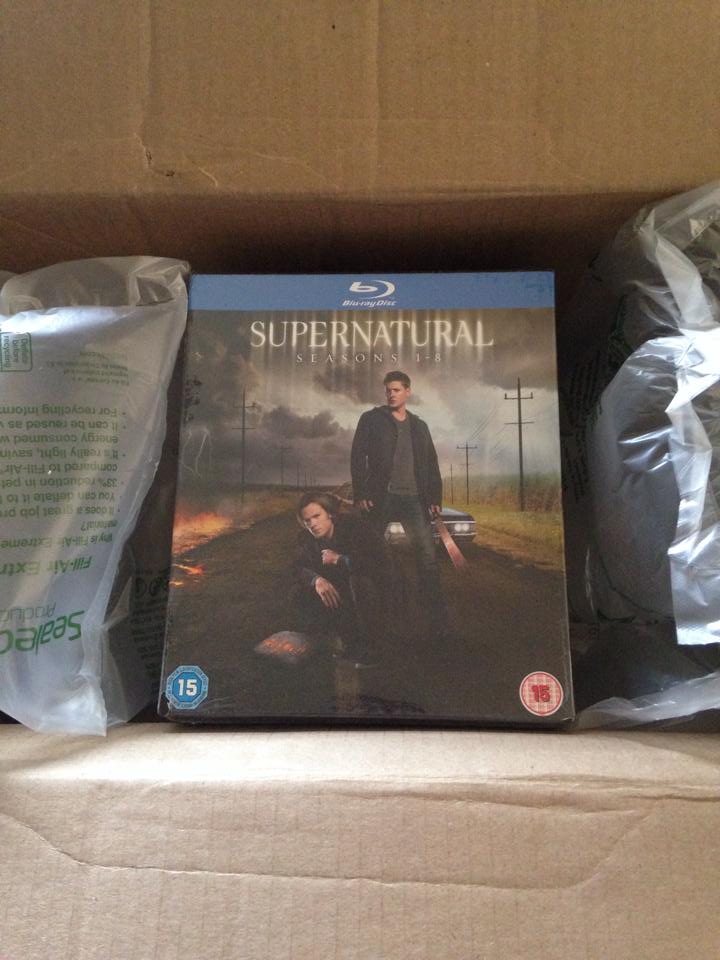 Supernatural seasons 1-8 boxset on bluray!