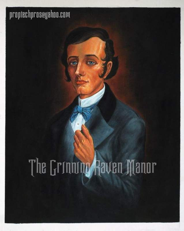 The Haunted Mansion's, "Changing Portrait," Master Gracey, Reproduction painting, Oil On Canvas, Painting size 24" X 36"