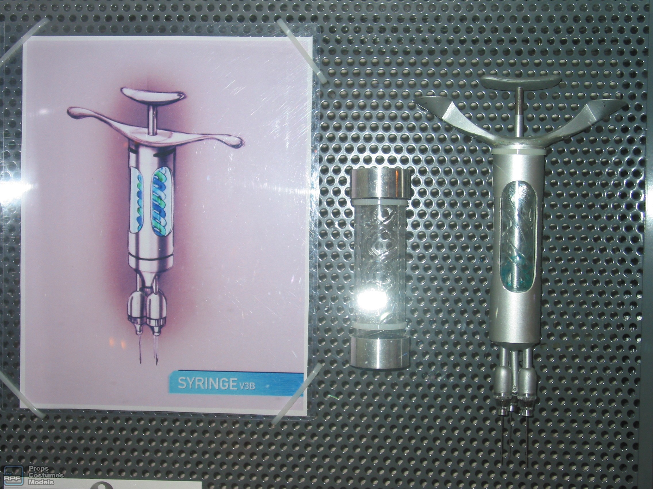 three needle Syringe & Vial