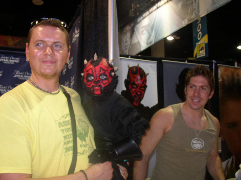 With Ray Park